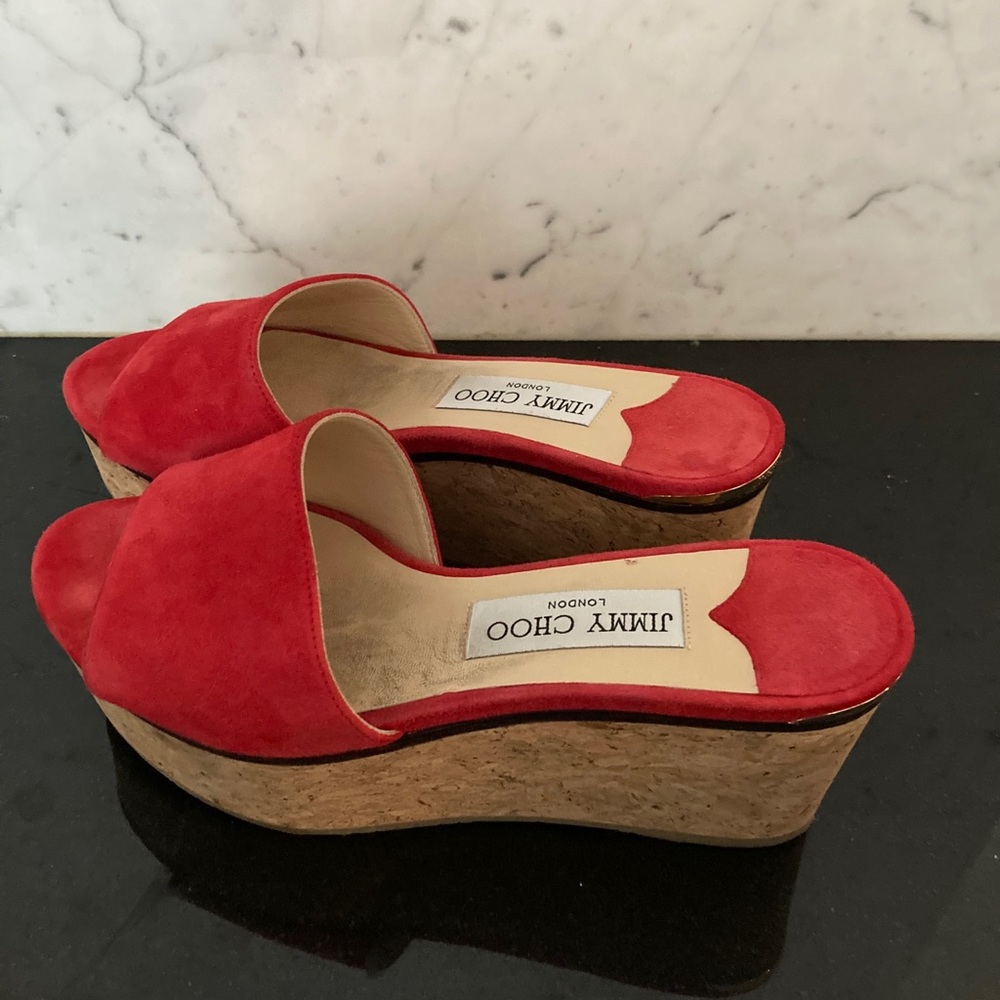Authentic Jimmy Choo wedges